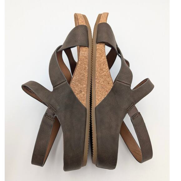 Eurosoft by Sofft Gianetta Ankle Strap Sandal Women's Mocha Size US7.5M EU38 - Picture 9 of 11